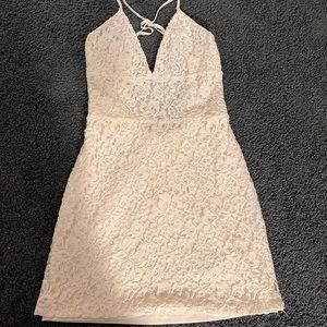 Lace mini dress